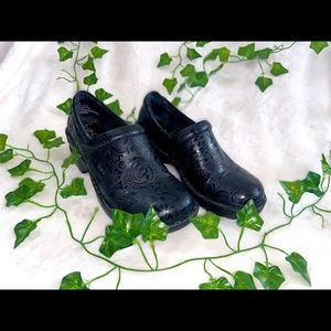 b.o.c, Black penny clogs, size 8